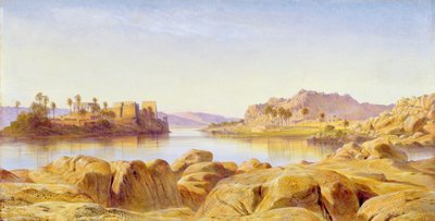 Philae, Egypt by Edward Lear